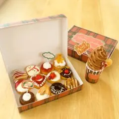 【オーダー受付中！】ミニチュアドーナツクリスマスセット2022ver.