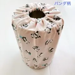 ぽっとん落とし　ミルク缶カバー【パンダ柄】 知育玩具　モンテッソーリ教育のサムネイル