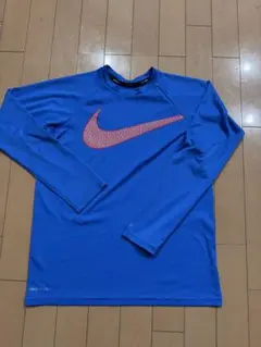 NIKE SWIM ナイキ ラッシュガード 長袖 ブルー UPF40+