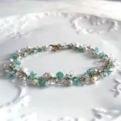 【1点もの】 コロンビア産 エメラルド / 14kgf / ブレスレット