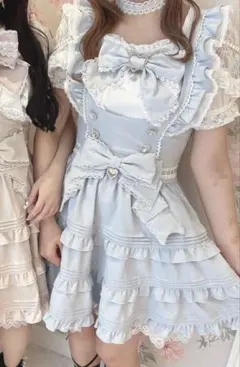 LIZLISA フロントリボンUあきジャンスカ ブルーのサムネイル