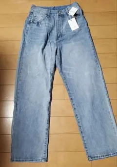 GRL グレイル　ハイウエストストレートデニムパンツ