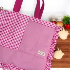 送料無料【レッスンバッグ】キーフック・ポケット付　撥水入園グッズ　入学グッズ