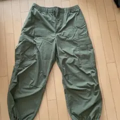 GU カーゴパンツ Lサイズ オリーブグリーン
