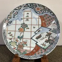 ♦︎［100年前の逸品］九谷焼 武者絵大鉢2客セット 金彩 加藤清正の虎