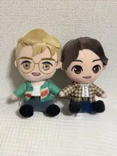 tinytan JIMIN & JUNG KOOK ぬいぐるみキーホルダーセット