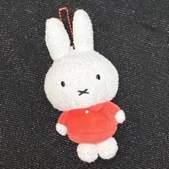 ミッフィー ぬいぐるみ マスコット オレンジ ボールチェーン付き１６㎝
