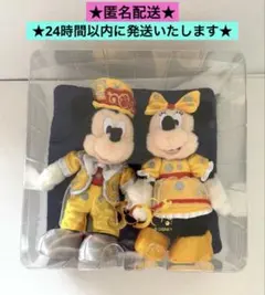 ミッキー＆ミニー ぬいぐるみバッジセット　東京ディズニーランド30周年記念
