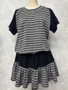 テニスウエア ワンピース 千鳥格子