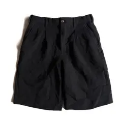 コムデギャルソン オムドゥ ショートパンツ ワイド ポリ縮 ブラック XS 美品 2026年最新】COMME des GARCONS HOMME DEUX メンズ ショートパンツ