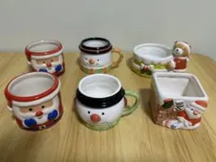 サンタクロース ペア マグカップ 陶器 クリスマス サンタのマグカップ
