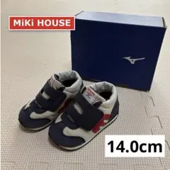 MIKI HOUSE×mizuno セカンドベビーシューズ 14.0cm