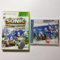 XBOX360 ソニックジェネレーションズ　 白の時空　初回限定版 特典CD付