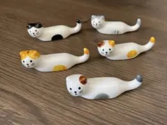 猫 箸置き 5個セット