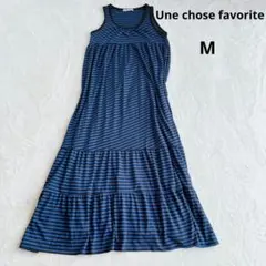 Une chose favorite ロングワンピース (M) ティアード