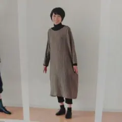 美品♡a.エードット　イオグラフィック　リネン丸襟コート　オーバーサイズ　大橋歩 大橋歩さんの「hobonichi + a.」2020ss - ほぼ日刊イトイ新聞