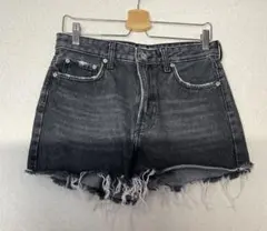 Bershka Vintage ブラックデニムショートパンツ