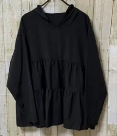 9/7まで値下　新品　しまむら　closshi ティアードパーカー水陸両用　3L
