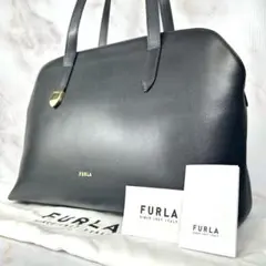 old FURLA Y2K archive 韓国 レザー ミニマル 横長 バッグ - メルカリ