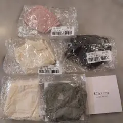 Charm フリーサイズ ショーツ&ノーブランドショーツ計5枚セット　新品未使用