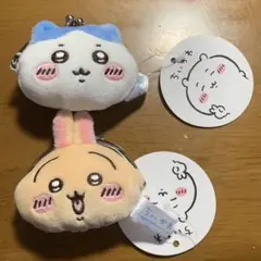 ちいかわ　ハチワレ　うさぎ　がま口　小銭入れ