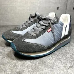 未使用牛【パトリック】厚底スニーカー/マラソン/アイスバーグ/スウェード/水色◎