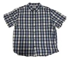 古着 Carhartt カーハート　オーバーサイズ半袖チェックシャツ 2XL