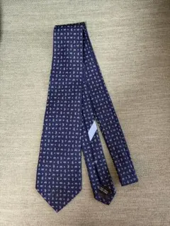 Salvatore Ferragamo　ネクタイ　ネイビー