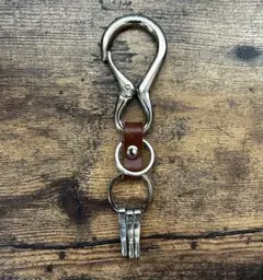 Dickiesディッキーズ カラビナ フック キーホルダー 本革のサムネイル