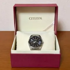CITIZEN エコ・ドライブ 電波腕時計 AS7060-51E 稼働品