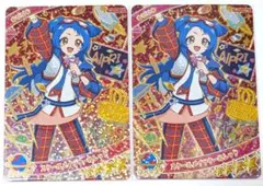 ひみつのアイプリ ミラクルカード スクールメイツクールレッド ビビ 2枚セット