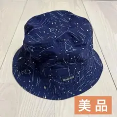 mont-bell ネイビー 星柄 アウトドアハット Sサイズ