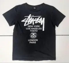 Stussy ワールドツアー Tシャツ ブラック Sのサムネイル