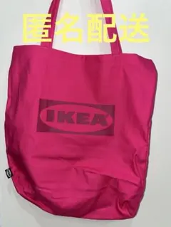 IKEA トートバッグ ピンク　エコバッグ　通学　部活　通勤　かばんのサムネイル