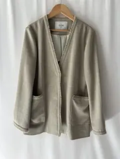 SLOBE IENA ノーカラージャケット ベージュのサムネイル