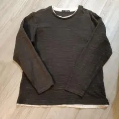 SHIPS ダークグレー 長袖カットソー