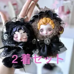 POPMARTスカルパンダインプレッショニズム ぬいぐるみ用着せ替え服2着セット