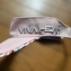 VIVAHEAT エルモ刺繍 バイザー ピンク