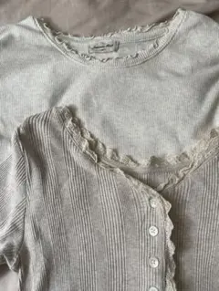 sm2 シンプル　メロー　ナチュラル　カットソー　２枚セット