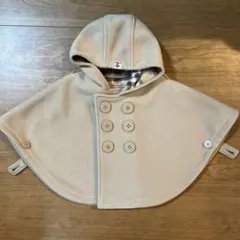 ミキハウス ベビーポンチョ ベージュ