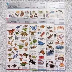 ②カミオジャパン♡大人の図鑑シール♡10枚