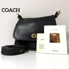 希少 美品✨ オールドコーチ バッグ WOOSTER BAG ブラック 4142 - メルカリ