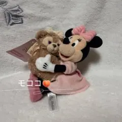 香港ディズニー　ミニーシェリーメイ　ぬいぐるみキーチェーン