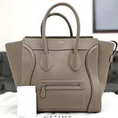 セリーヌ　ラゲージ　ミニ　トートバッグ　レザー　スリ　2016年