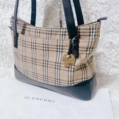 Burberry ヴィンテージ トートバッグ シャドーホース ノバチェック