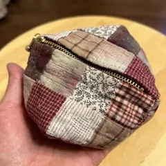 【パッチワーク】♡ビスコーニュ•ポーチ♡