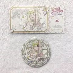 キミとアイドルプリキュア展 キュアズキューン 入場特典＋サイン付き缶バッジ