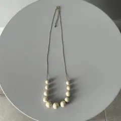 コットンパール　ネックレス