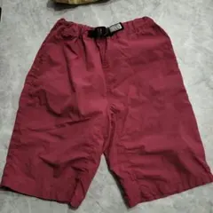 ハーフパンツ　赤　レッド　130 短パン