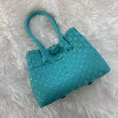 カゴバック　プラかご　美品のサムネイル
